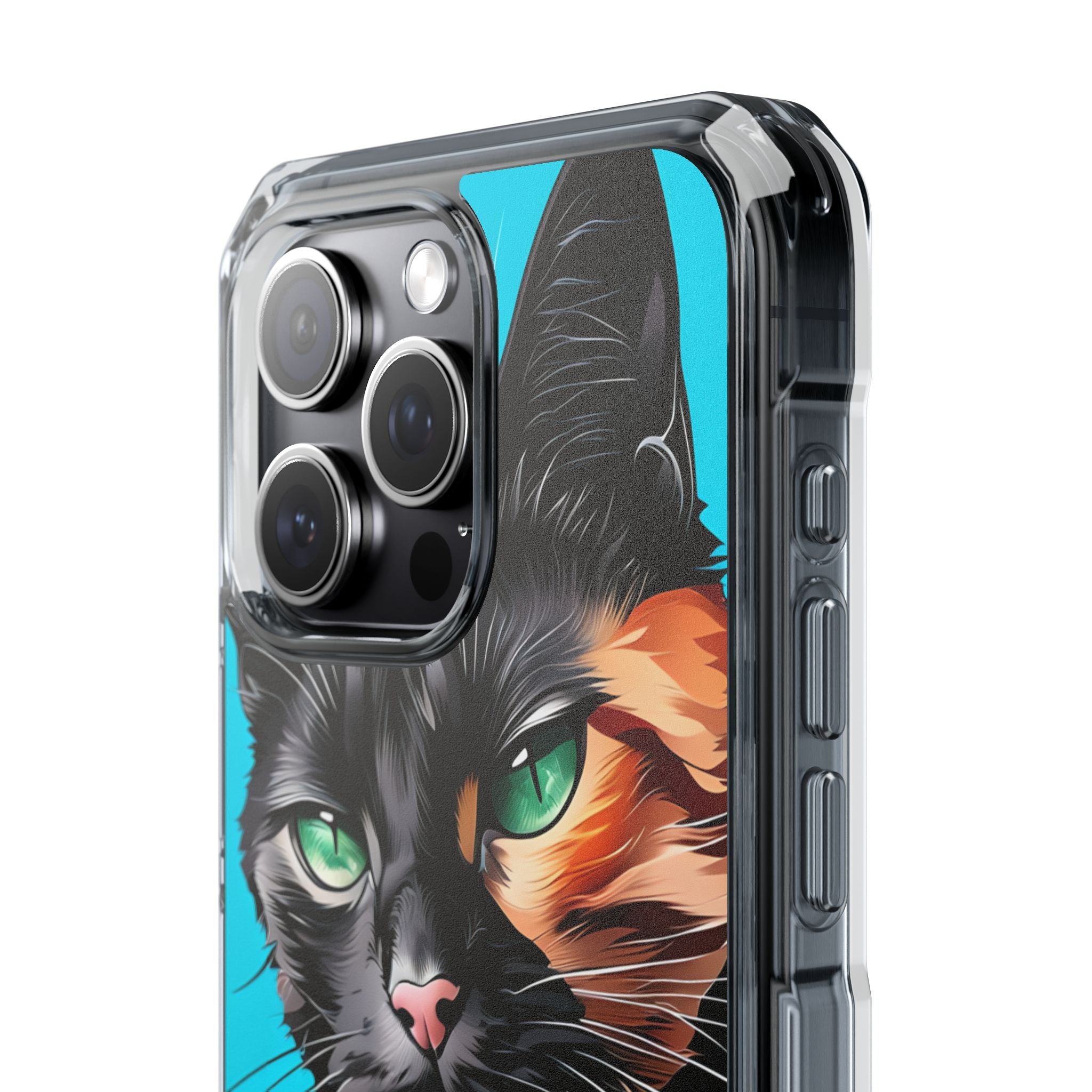 Curious Cat Stare iPhone Case - Impact