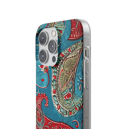 Vintage Paisley Elegance iPhone 14 - Flexi Phone Case