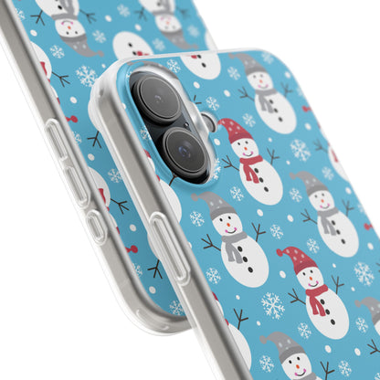 Snowman Parade iPhone 16 Plus Case - Soft