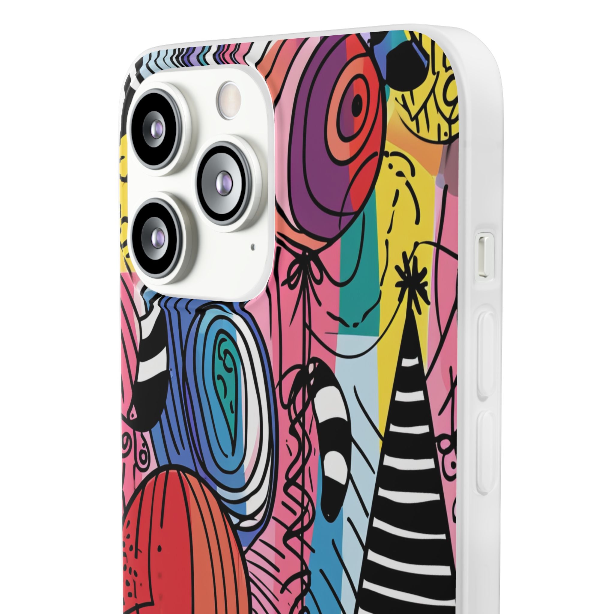 Vibrant Party Whimsy | Flexible Phone Case for iPhone