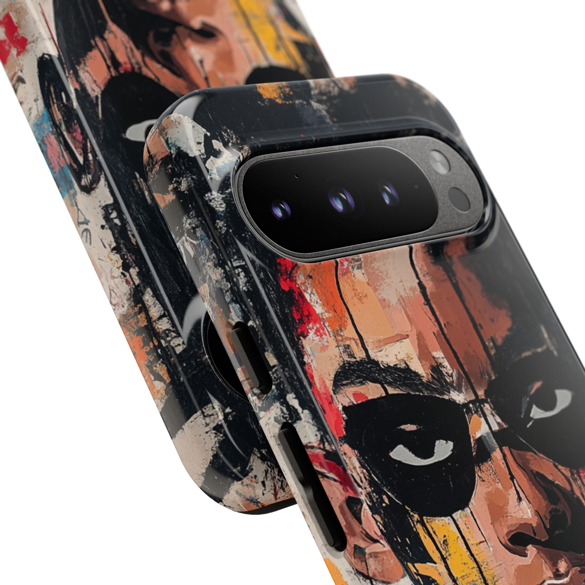 Masked Portrait Drips Google Pixel 9 Pro Case - Tough