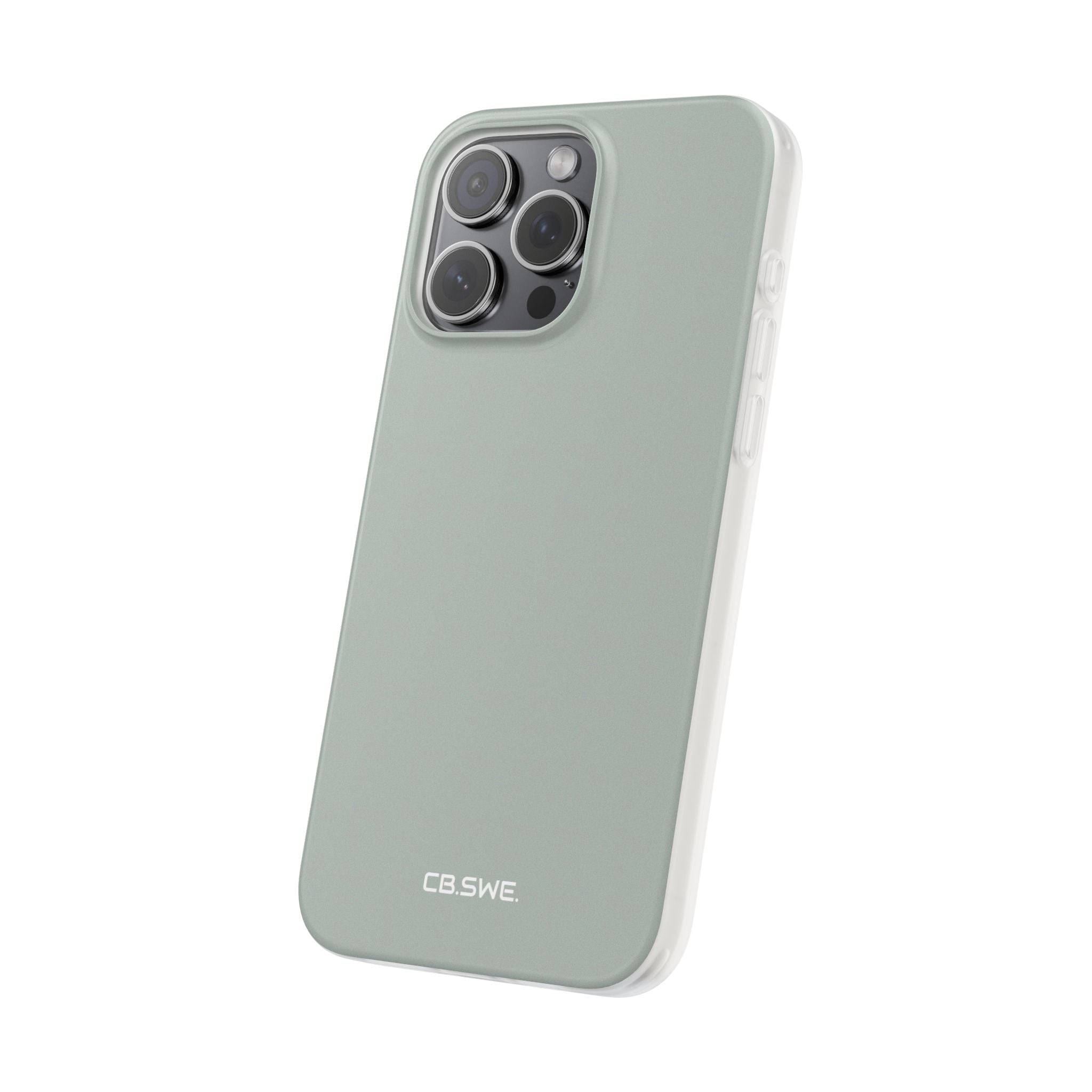 Aschgraue iPhone-Hülle – Flexi