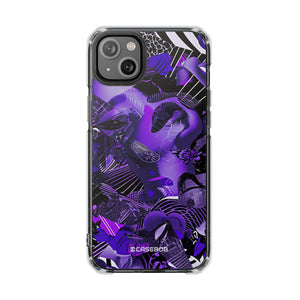 Ultra Violet Design | Handyhülle für iPhone (Clear Impact Case – magnetisch) 