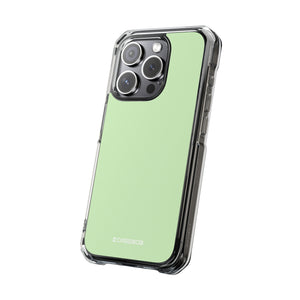 Tea Green | Phone Case for iPhone (Clear Impact Case - Magnetic)