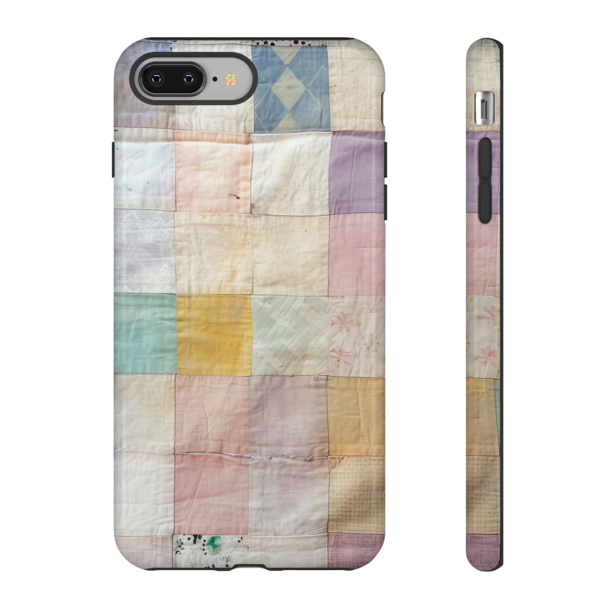 Pastel Quilt Patchwork - Protective Phone Case