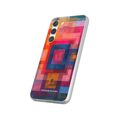 Vibrant Geometry - Flexi Samsung S23 Phone Case