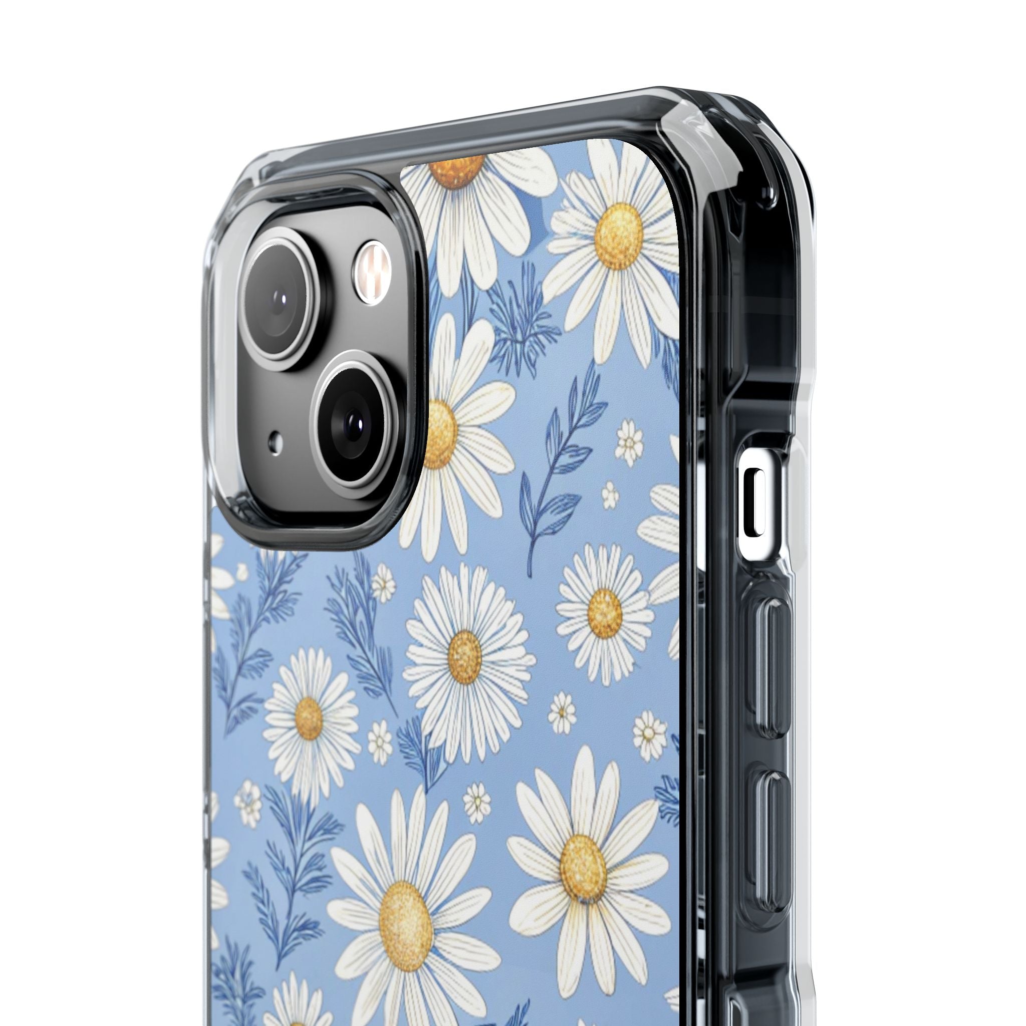 Daisies On Blue iPhone Case - Impact