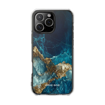 Jagged Gold Split iPhone 16 Pro Max Case - Impact