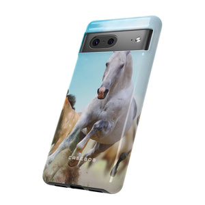 Blue Sky Horses - Protective Phone Case