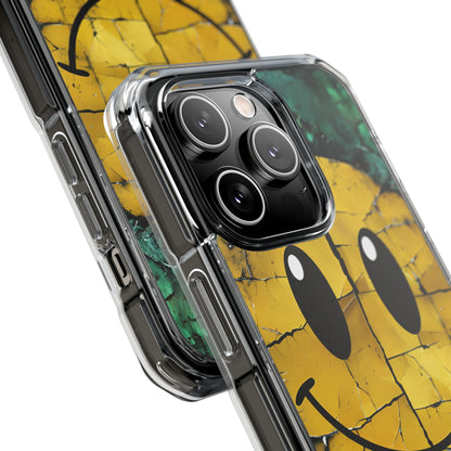Cracked Smiley iPhone 14 Pro Case - Impact