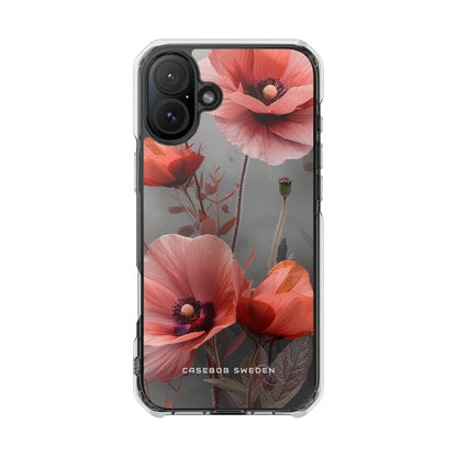 Ethereal Floral Elegance iPhone 16 - Clear Impact Phone Case