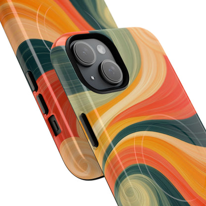 Swirling Ember iPhone 15 Plus Case - Tough+