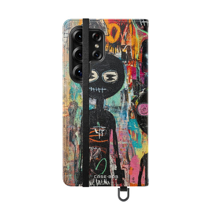 Wide-Eyed Faces - Samsung S25 Ultra Case - Wallet