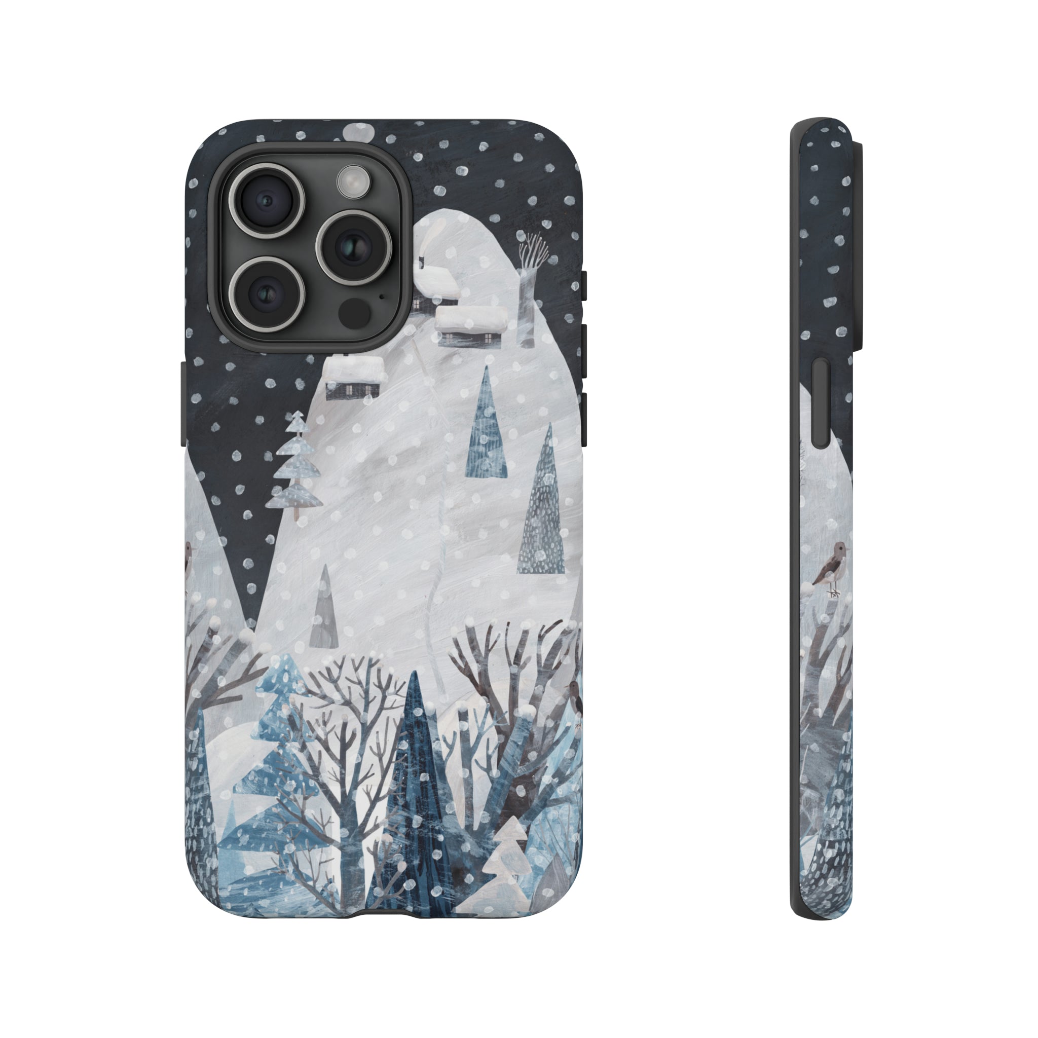 Cute Winter Landscape - Protective Phone Case