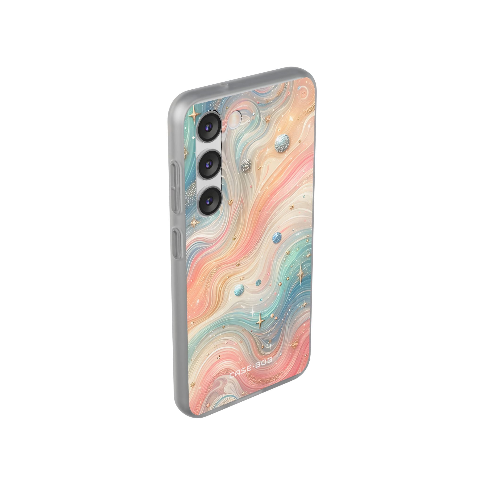 Iridescent Swirls Samsung S23 Case - Soft
