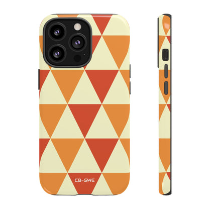 Autumn Triangles Dance - iPhone Case
