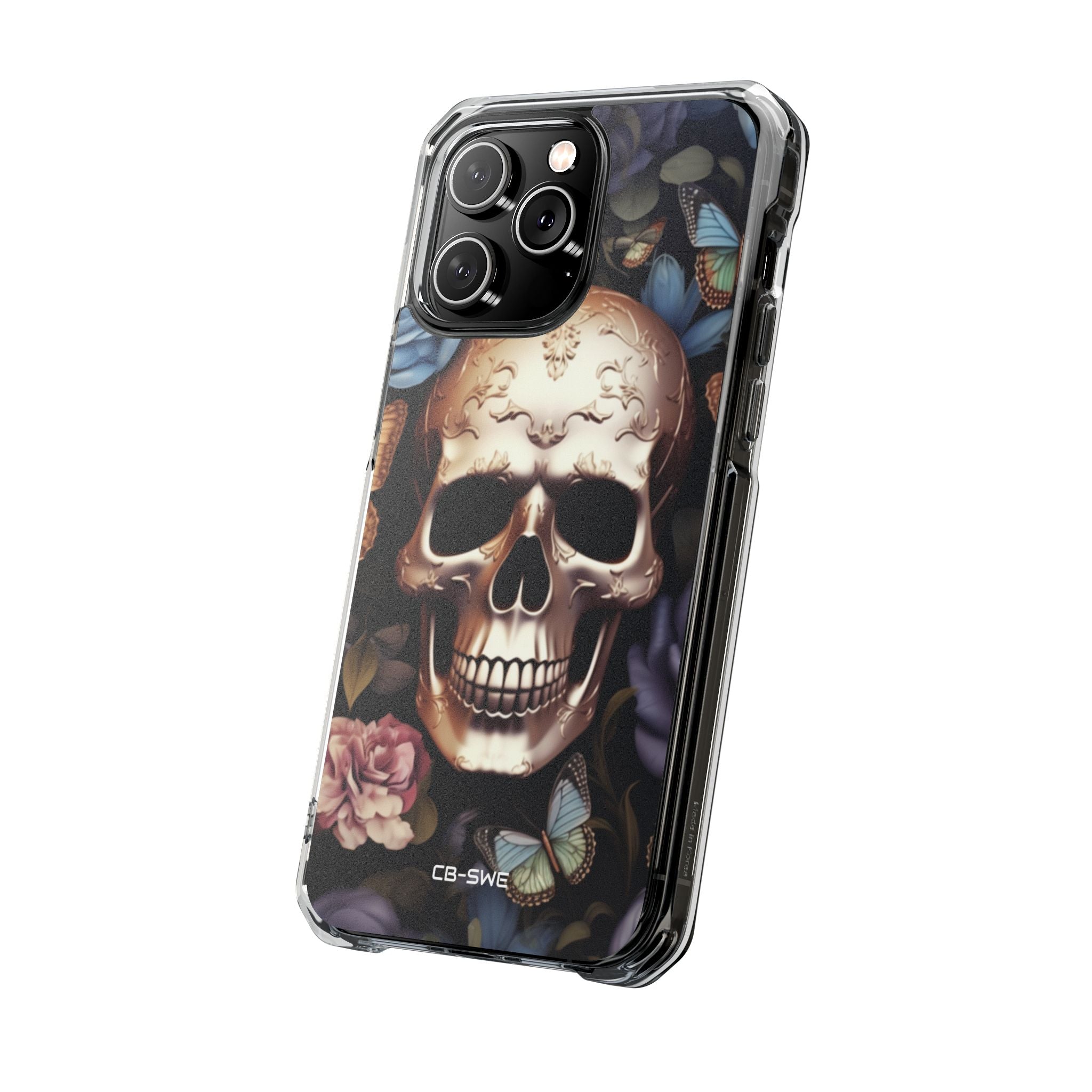 Skull Among Blossoms iPhone Case - Impact