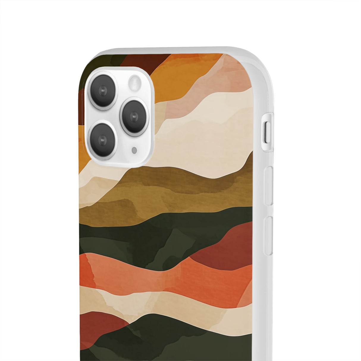 Earth Tone Pattern | Phone Case for iPhone (Flexible Case)