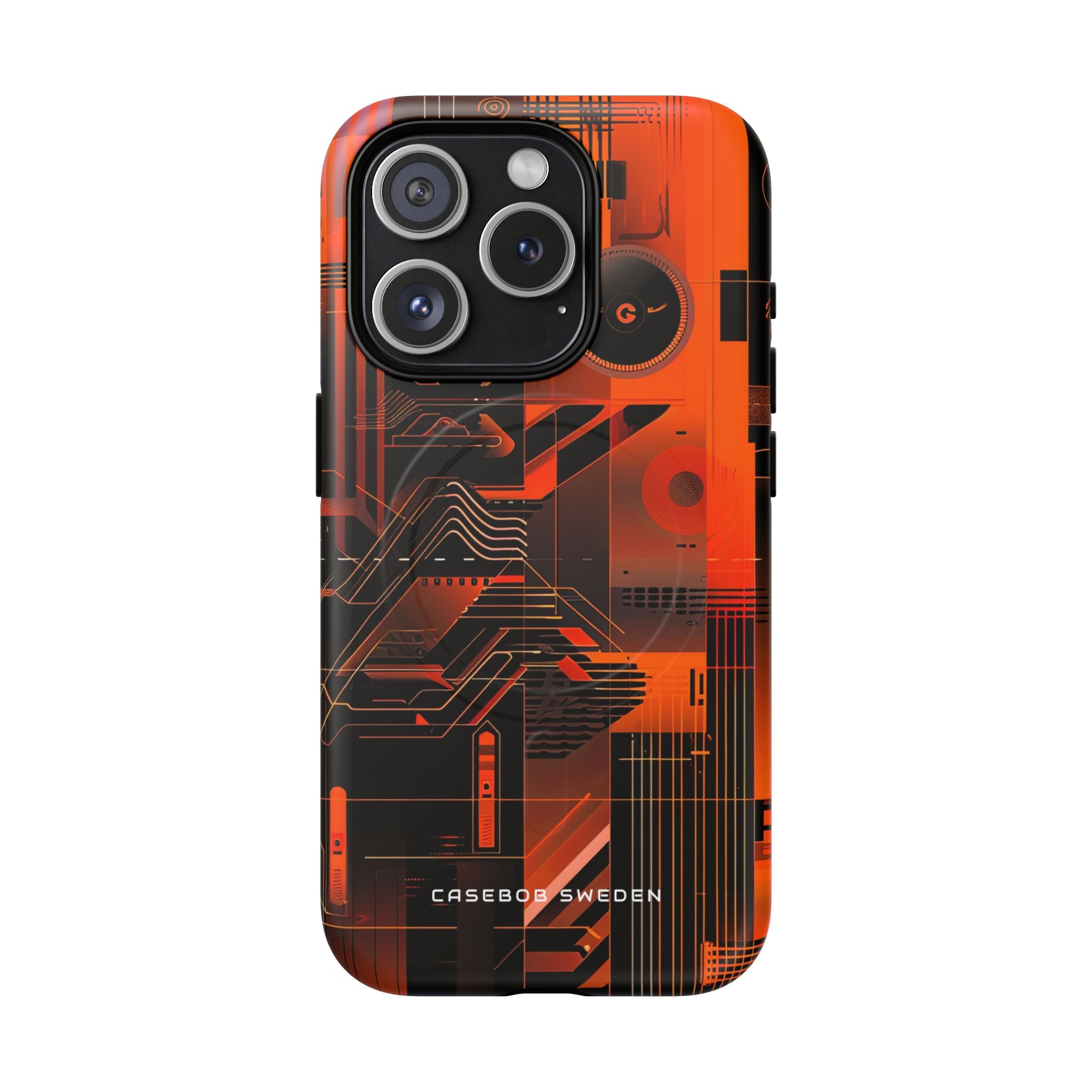 Gradient Circuitburst iPhone 15 | Tough+ Phone Case