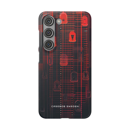 Gradient Cyber Lock Samsung S23 - Slim Phone Case