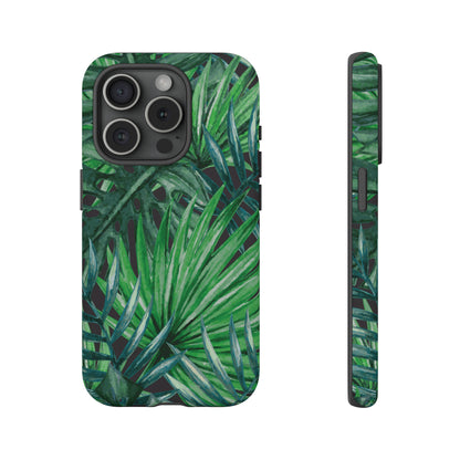 Watercolor Tropical Palm - Protective Phone Case