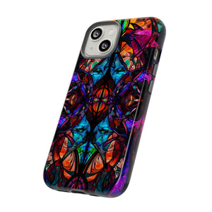 Gothic Stained Glass Splendor - Protective Phone Case