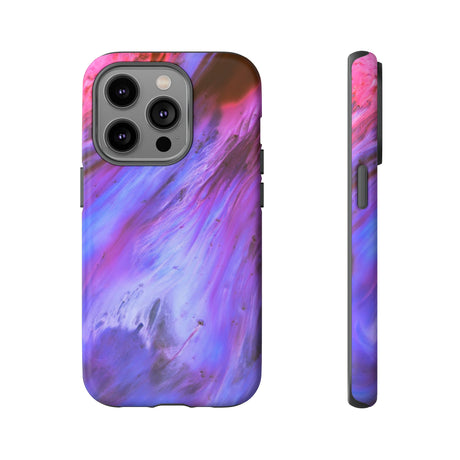 Purple Cosmos Ink Art iPhone Case (Protective) iPhone 14 Pro Matte Phone Case