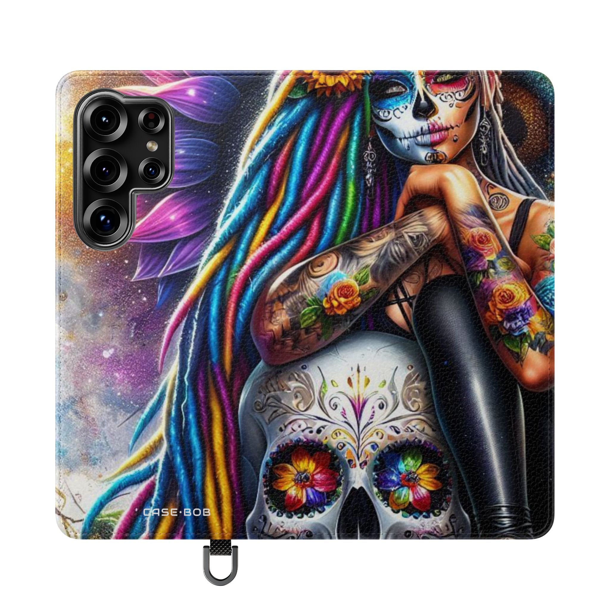 Skull Bloom - Samsung S25 Ultra Case - Wallet