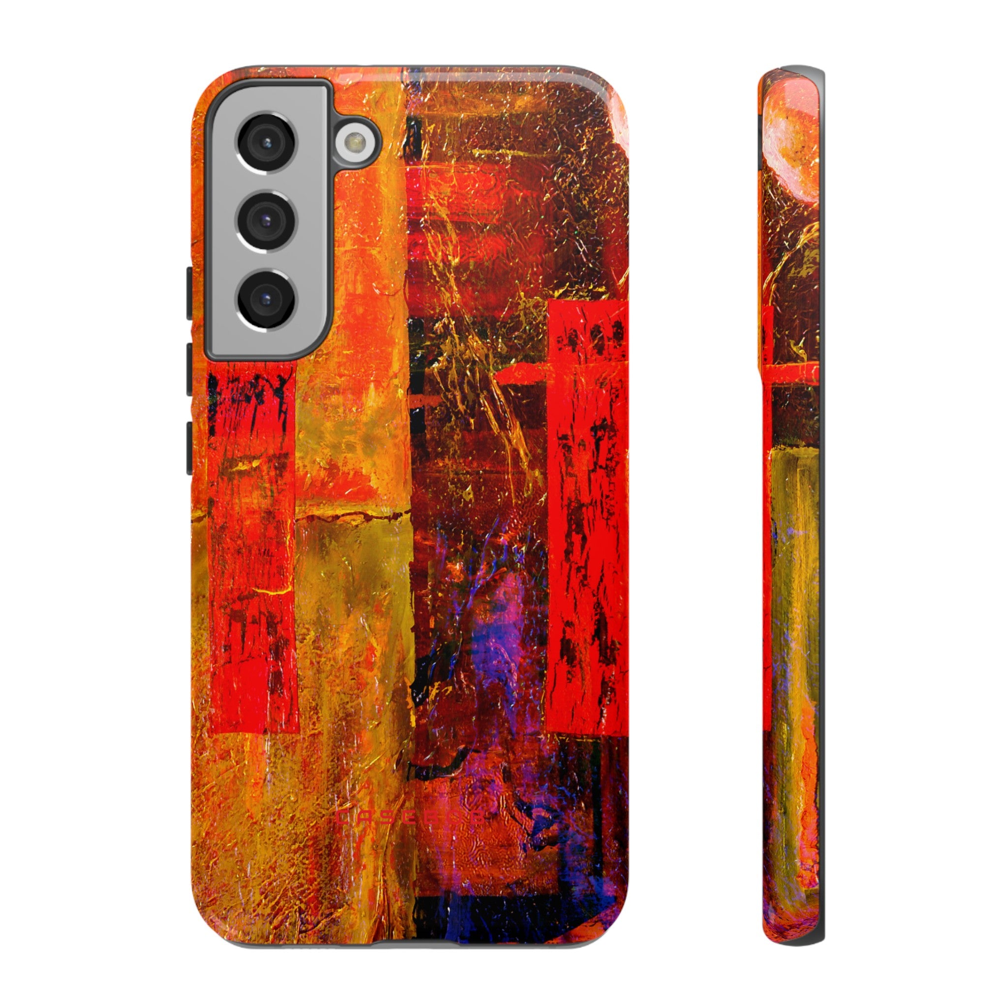 Red Oil Painting - Protective Phone Case