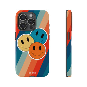 Retro Smiley Harmony - iPhone Case