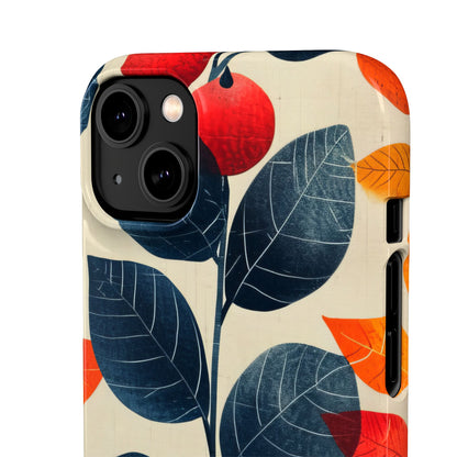 Autumn Nature Pattern - Slim iPhone 14 Phone Case