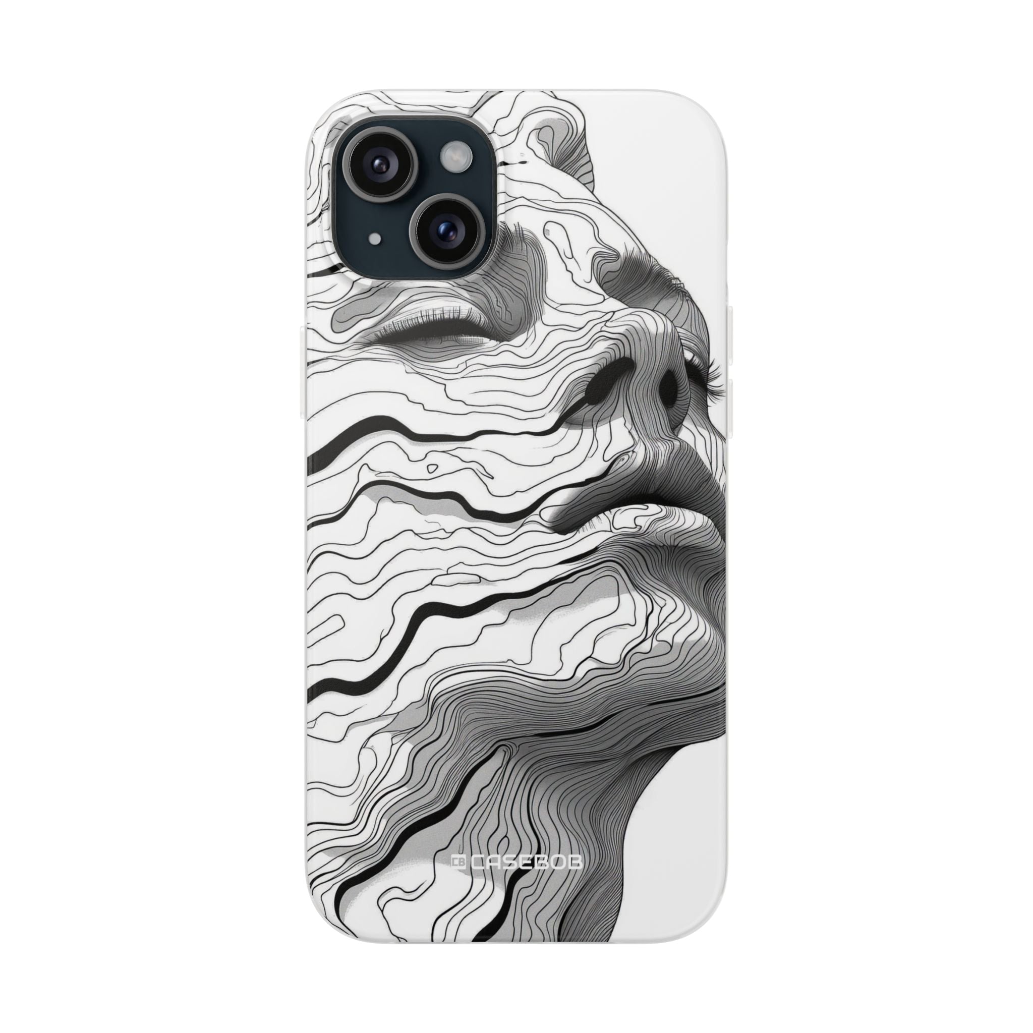 Topographic Serenity | Flexible Phone Case for iPhone