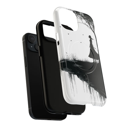 Cliffside Silhouette iPhone 15 Case - Tough+