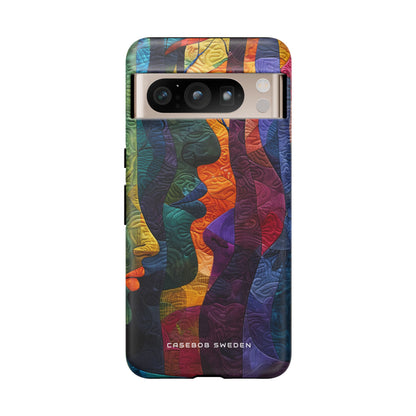 Harmonized Faces and Nature Fusion Google Pixel 8 - Tough Phone Case