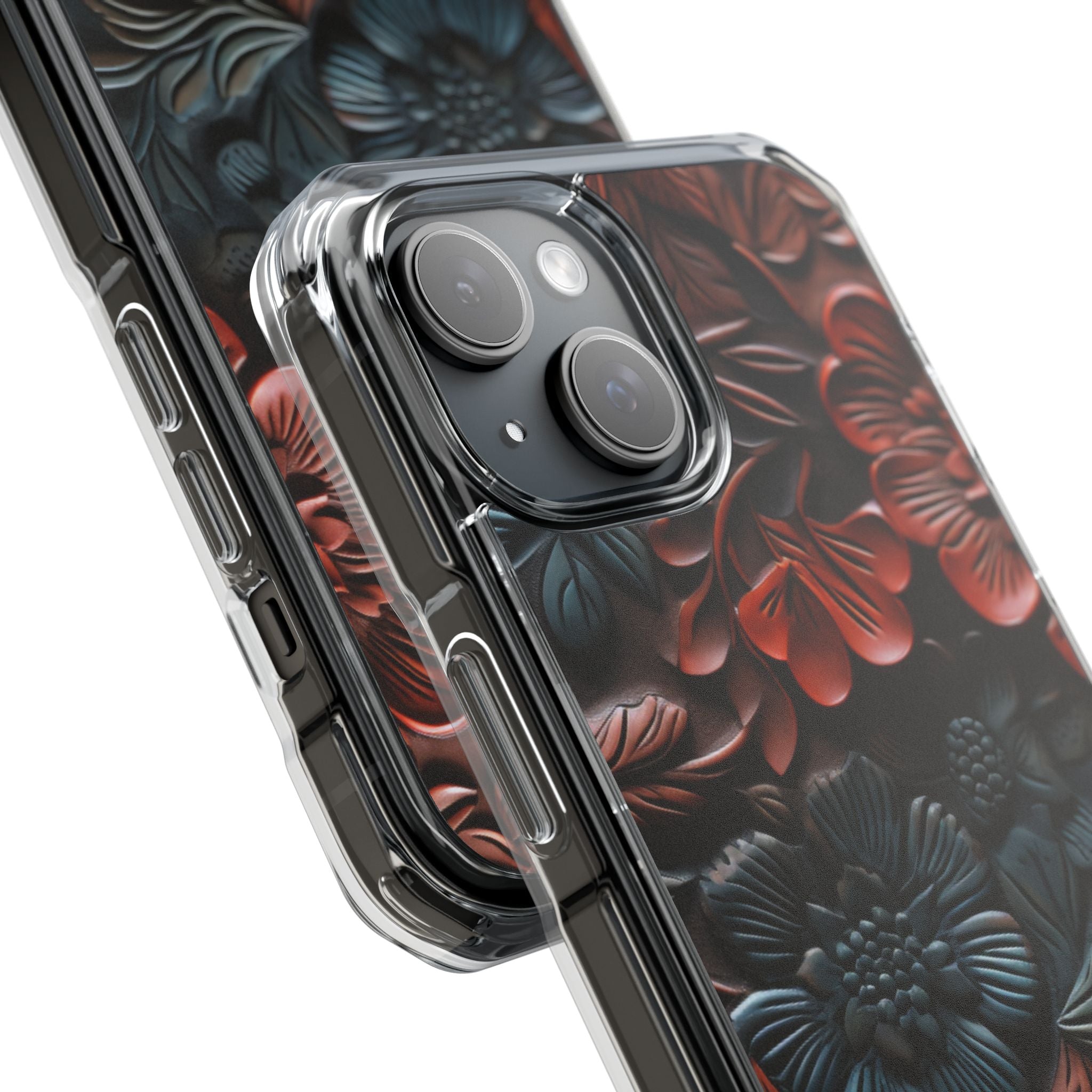 Sculpted Floral Elegance iPhone Case - Impact