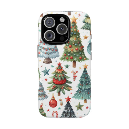 Whimsical Trees Sparkle - iPhone Case