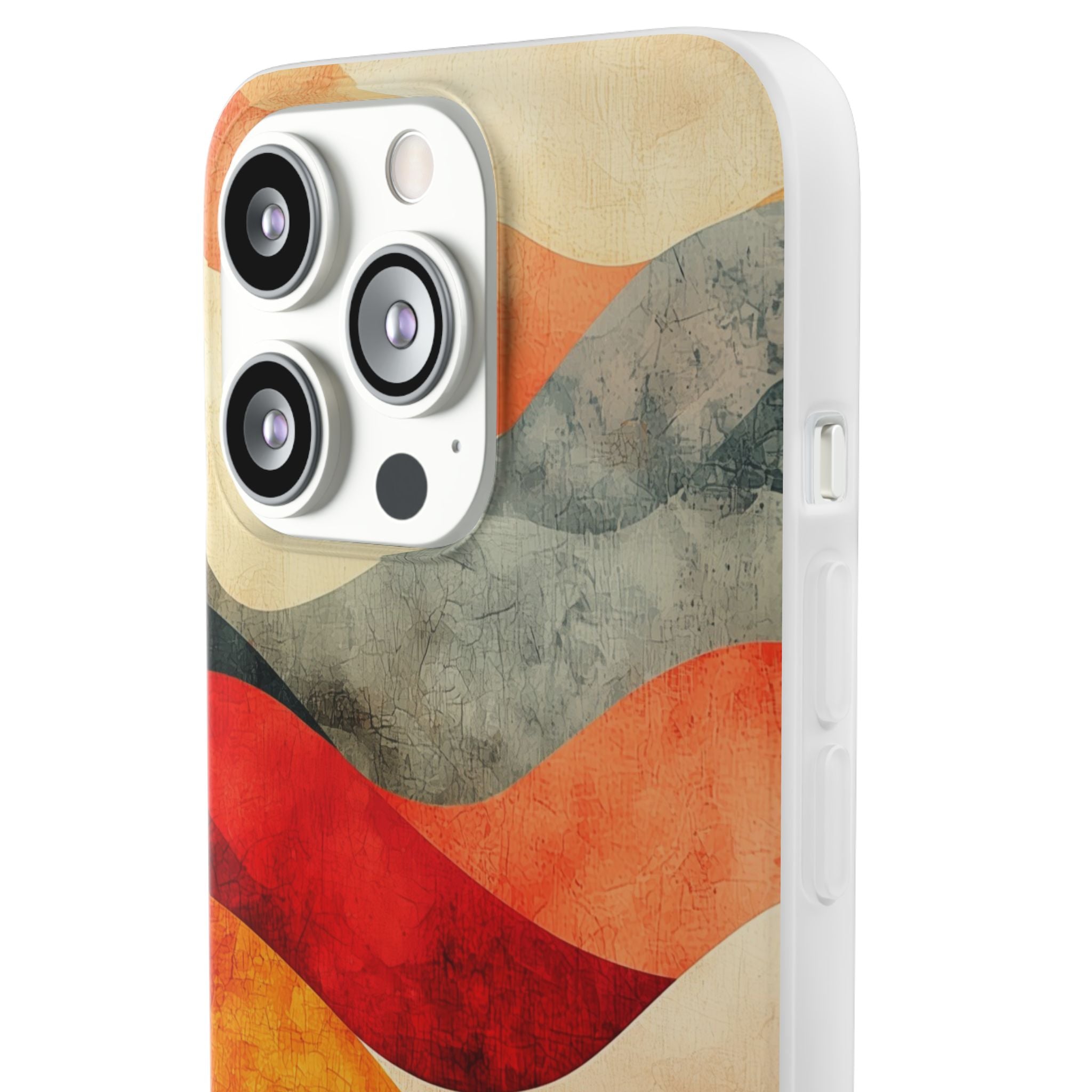 Cracked Wave Sunset iPhone 13 Pro - Soft