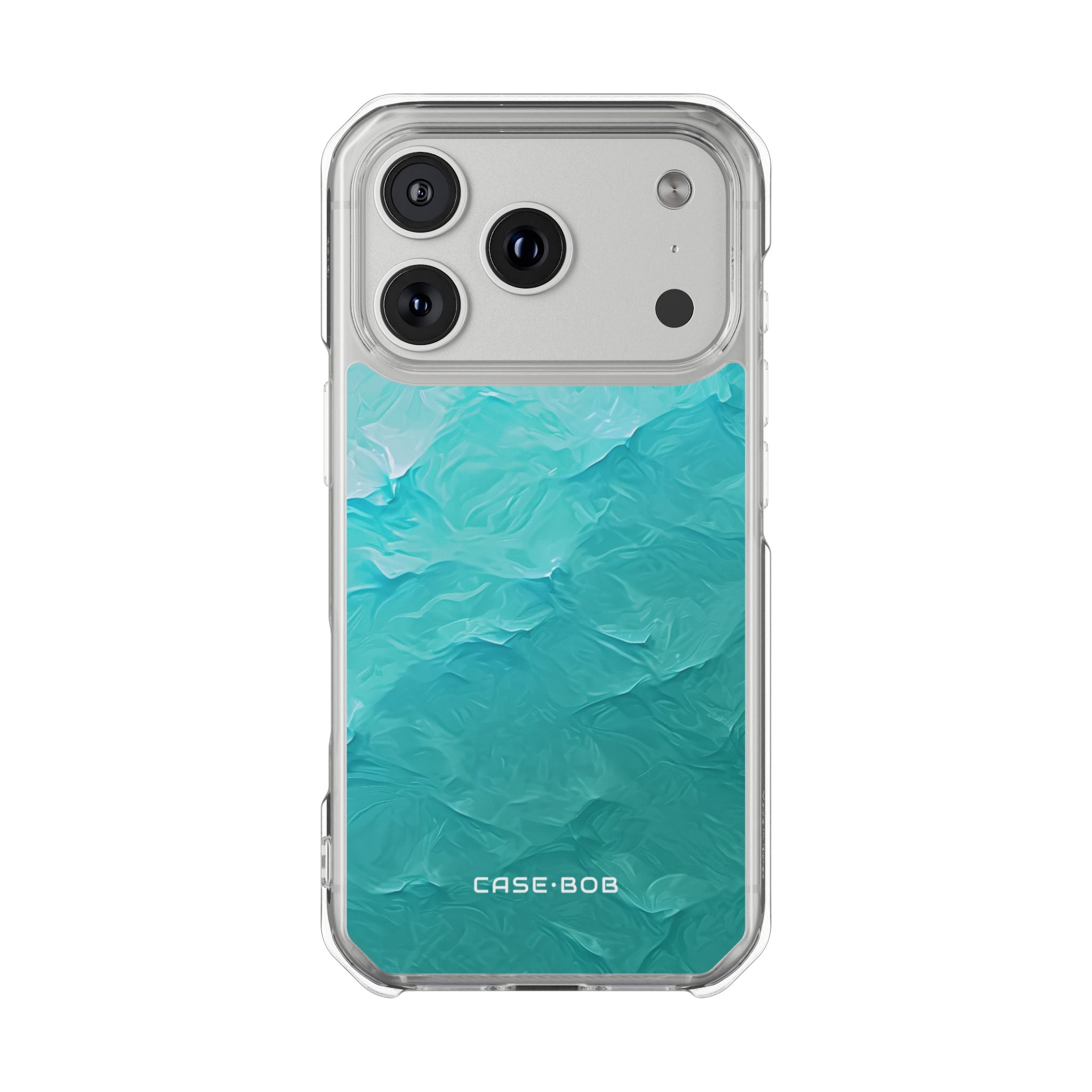 Teal Swirl iPhone 17 Pro Case - Impact