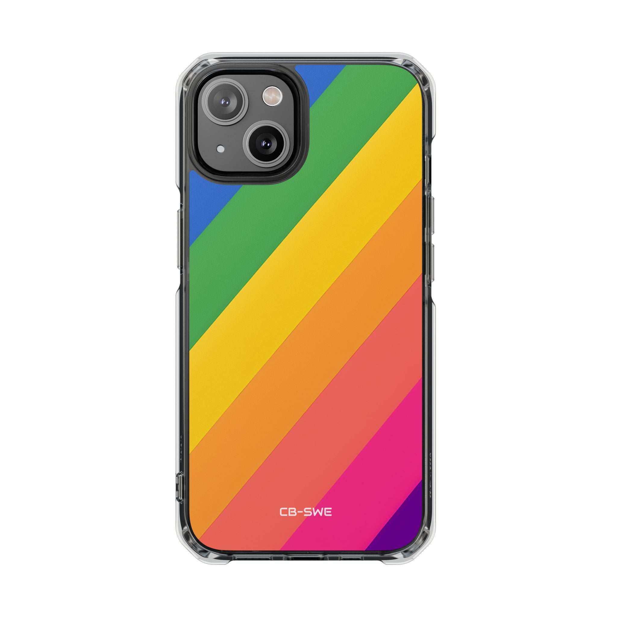 Vibrant Geometric Spectrum iPhone Case - Impact