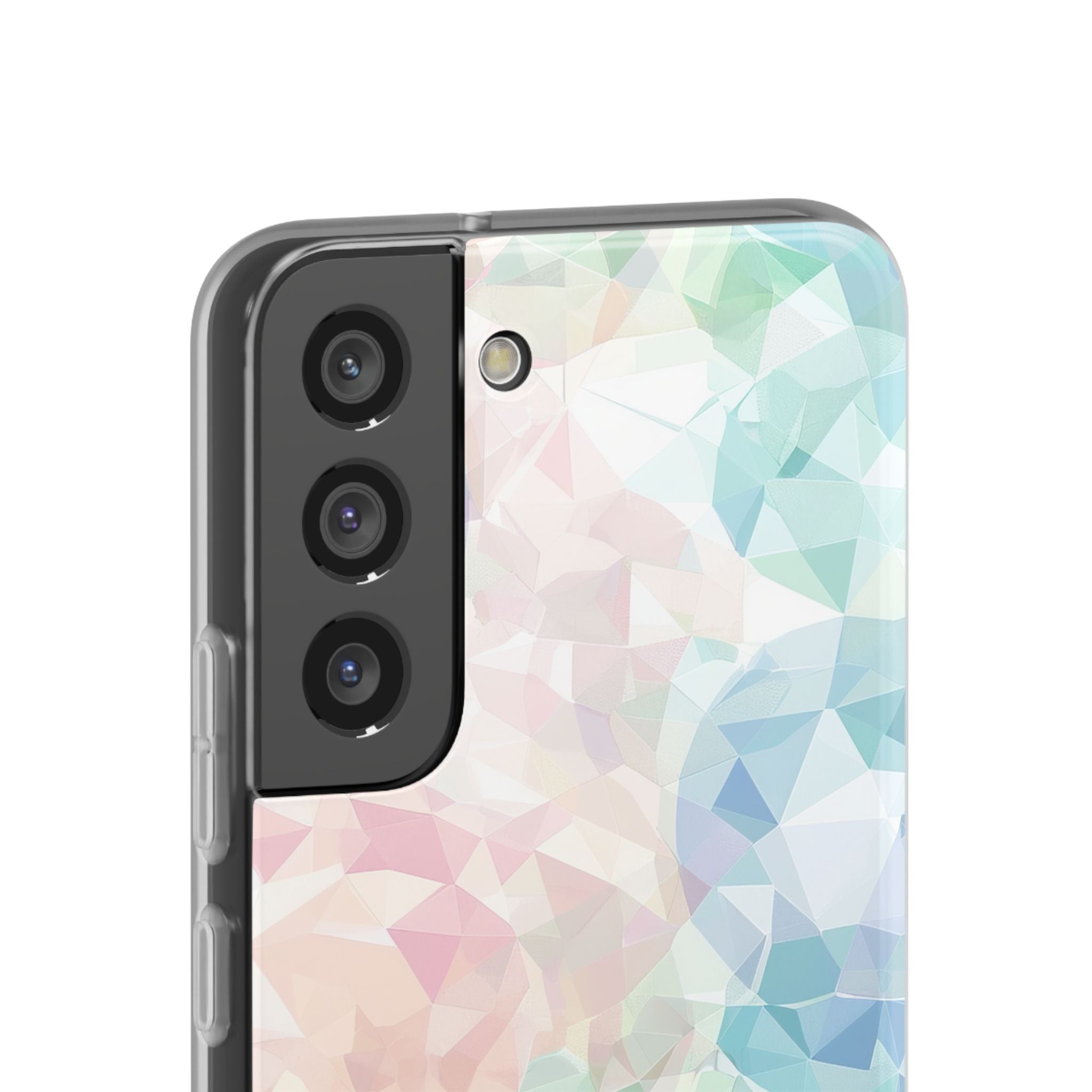 Pastel Geometry Background - Flexi Samsung S22 Phone Case