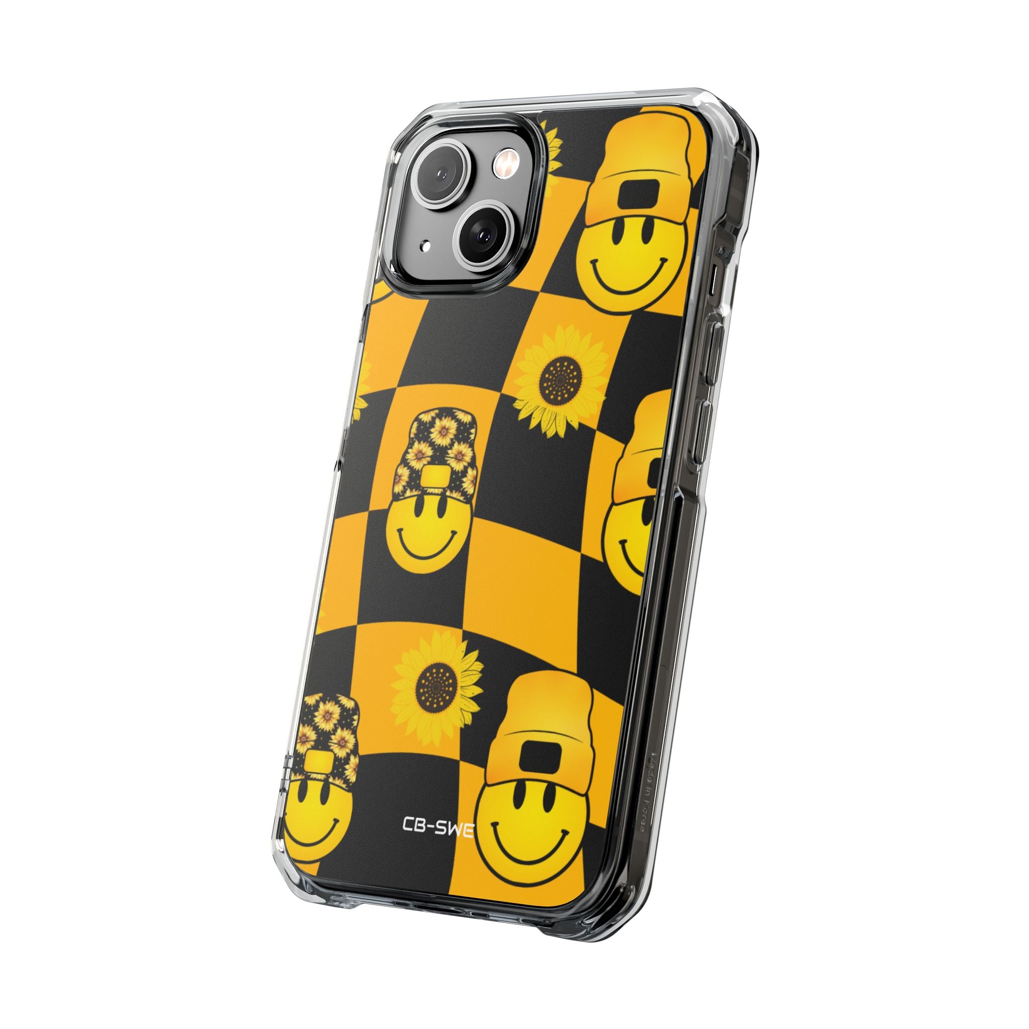 Joyful Checkered Smiles iPhone Case - Impact