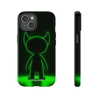 Neon Horned Glow iPhone 15 Case - Tough