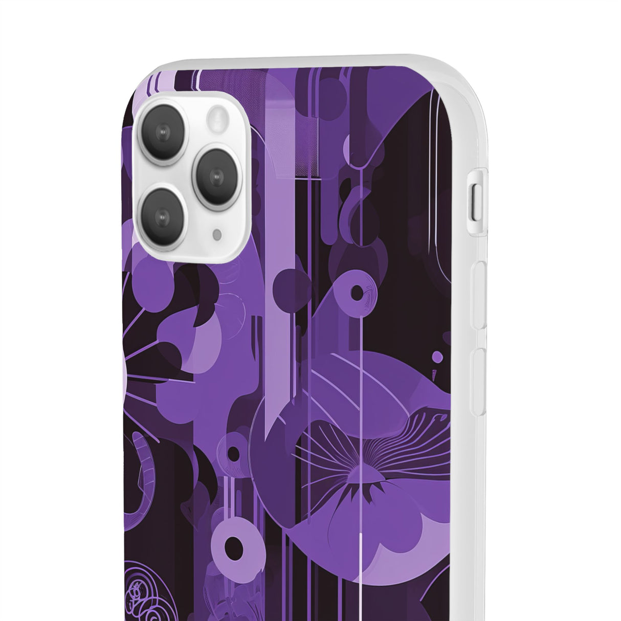 Pantone Ultra Violet | Handyhülle für iPhone (Flexible Hülle) 