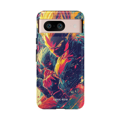 Yellow Fury Google Pixel 8 Case - Tough