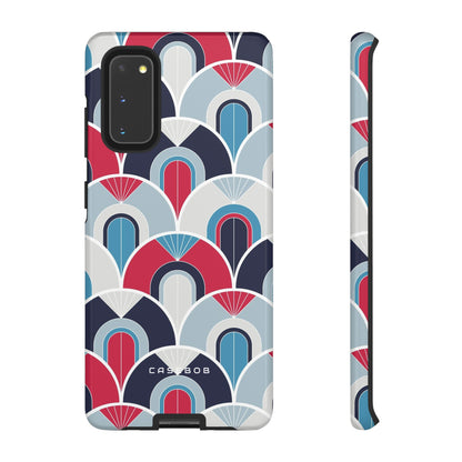 Blue Retro - Protective Phone Case