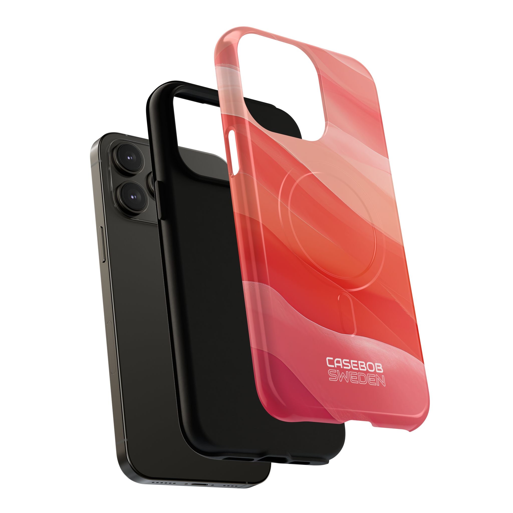 Flowing Coral Waves iPhone 14 - Tough+