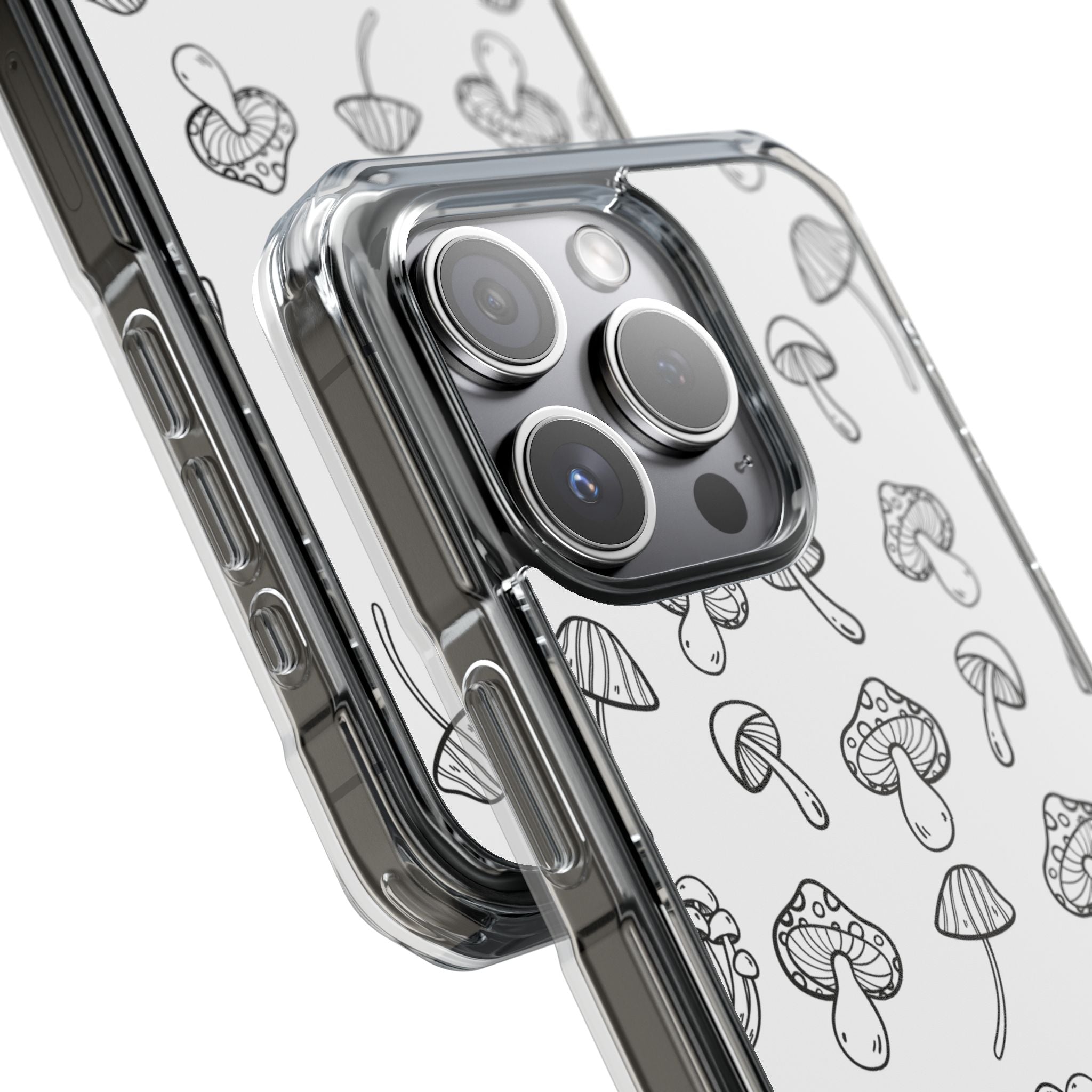 Mushroom Line Play iPhone Case - Impact