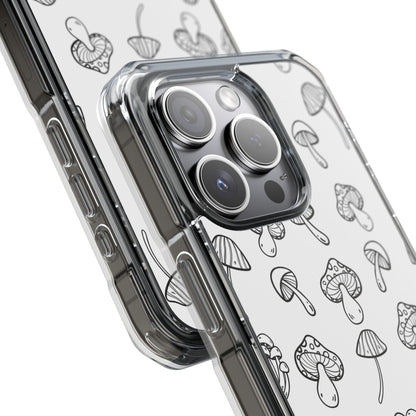 Mushroom Line Play iPhone Case - Impact