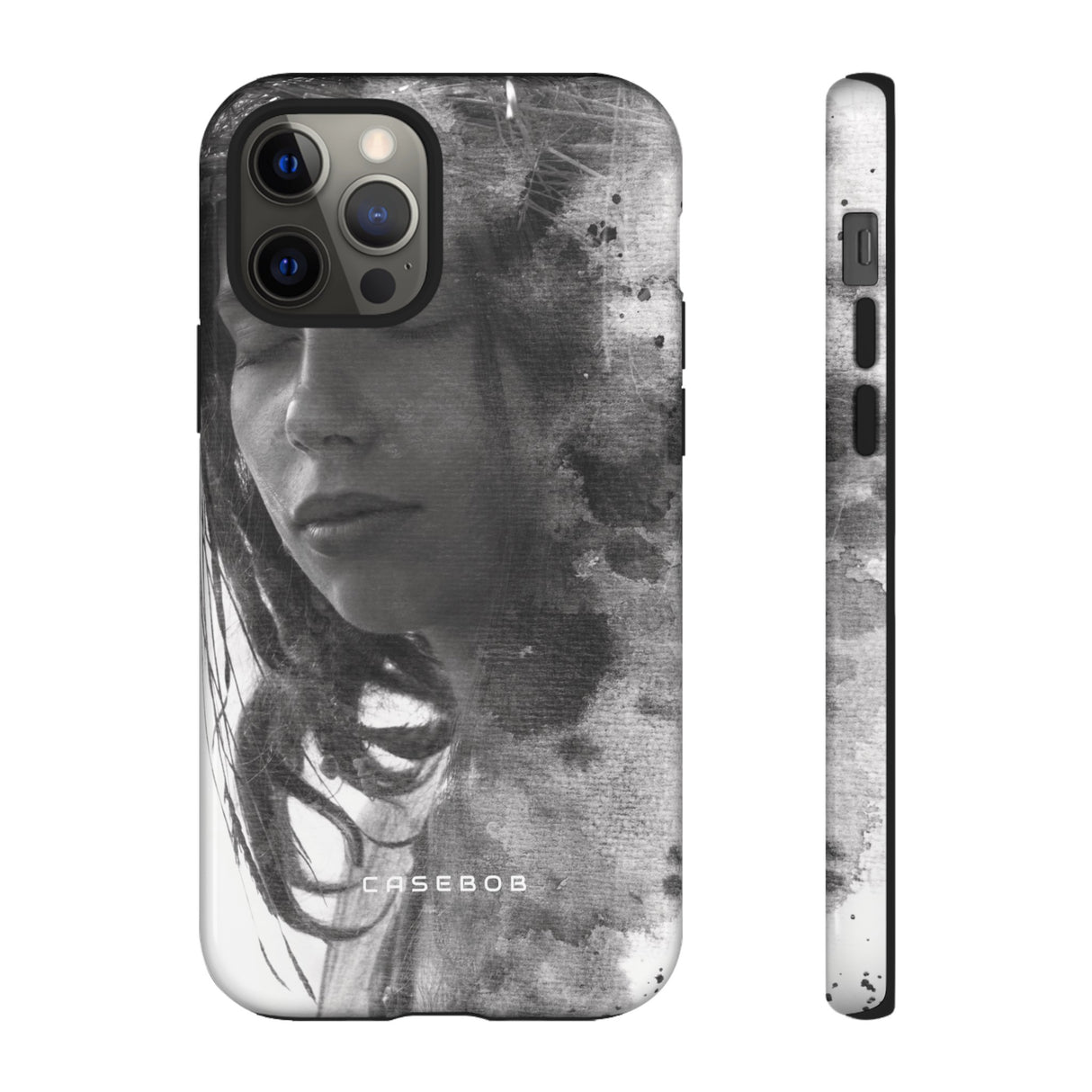 Portrait Lady Phone Case - Protective - Protective Phone Case