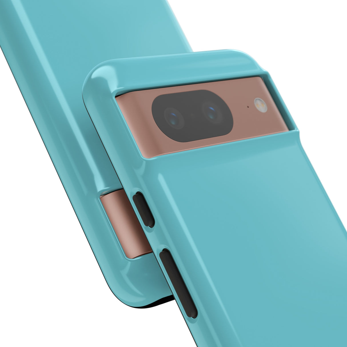 Cyan Blue - Protective Phone Case - Protective Phone Case